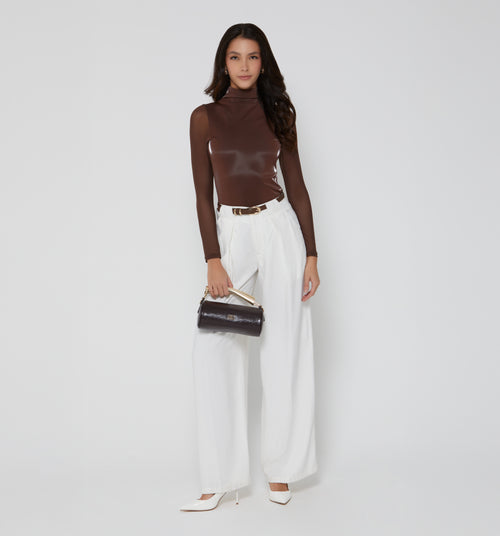 Blusa Manga Larga De Mesh