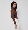 Blusa Manga Larga De Mesh