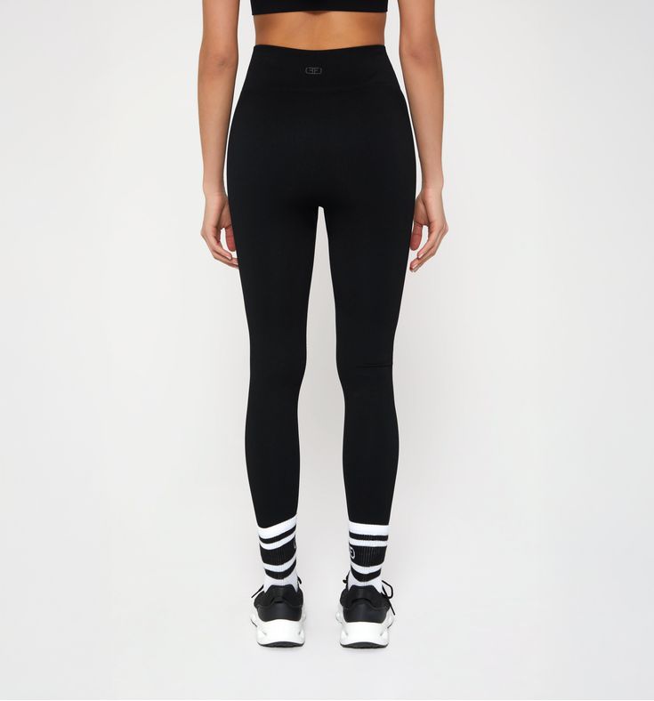 Leggings Largo Deportivo-06-Negro 020 - Imagen principal