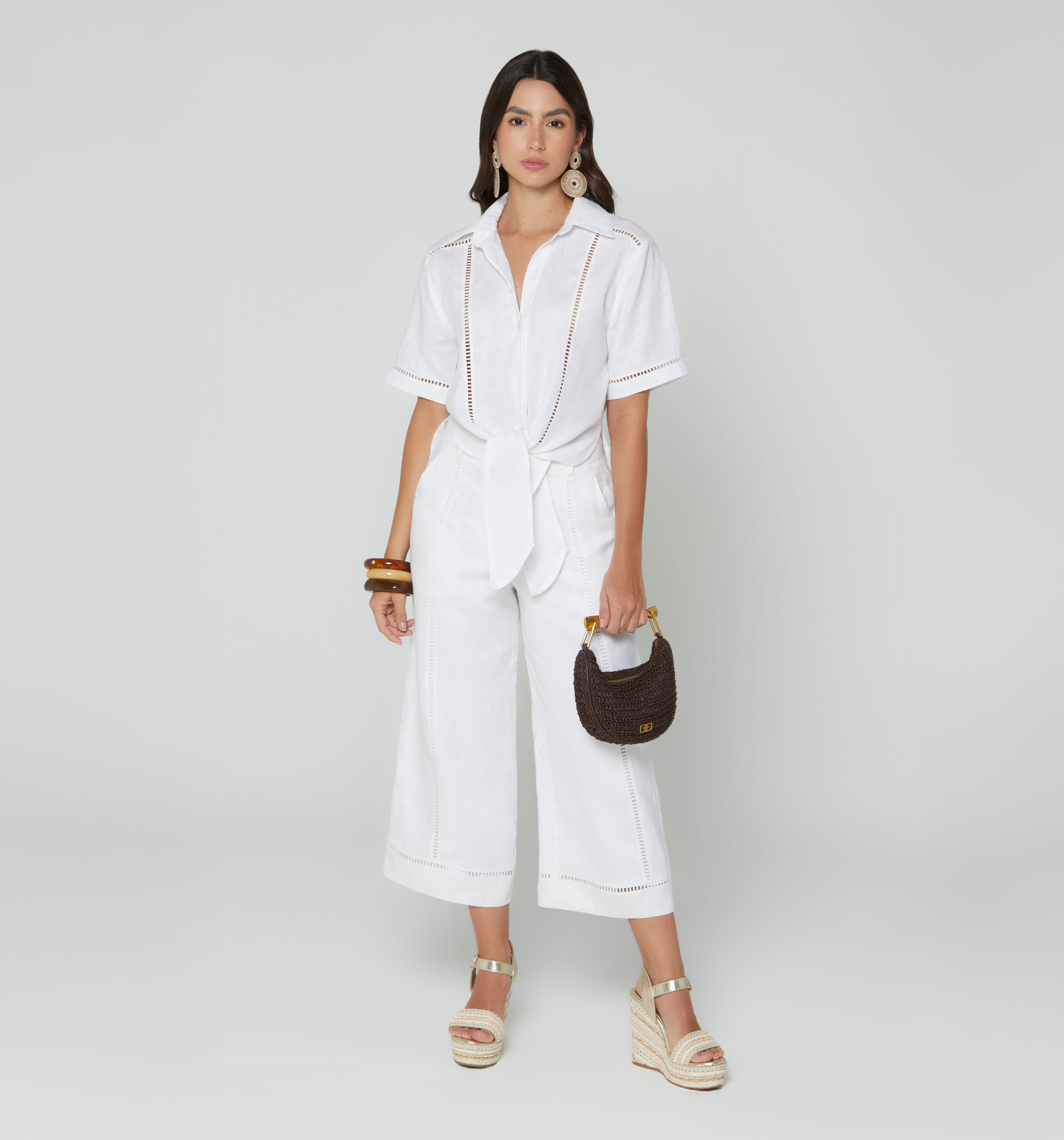 Pantalon Culotte Tiro Alto