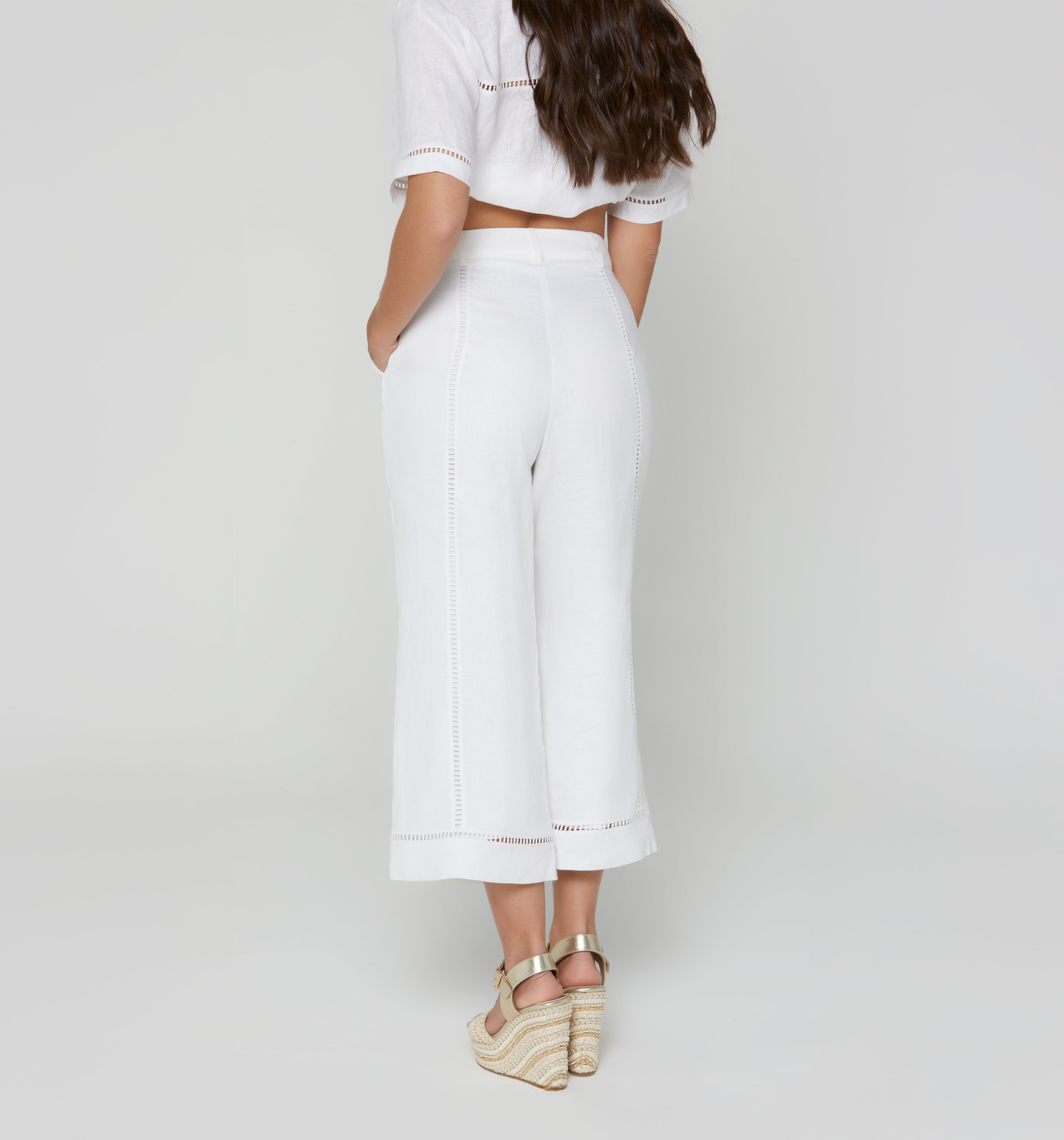 Pantalon Culotte Tiro Alto
