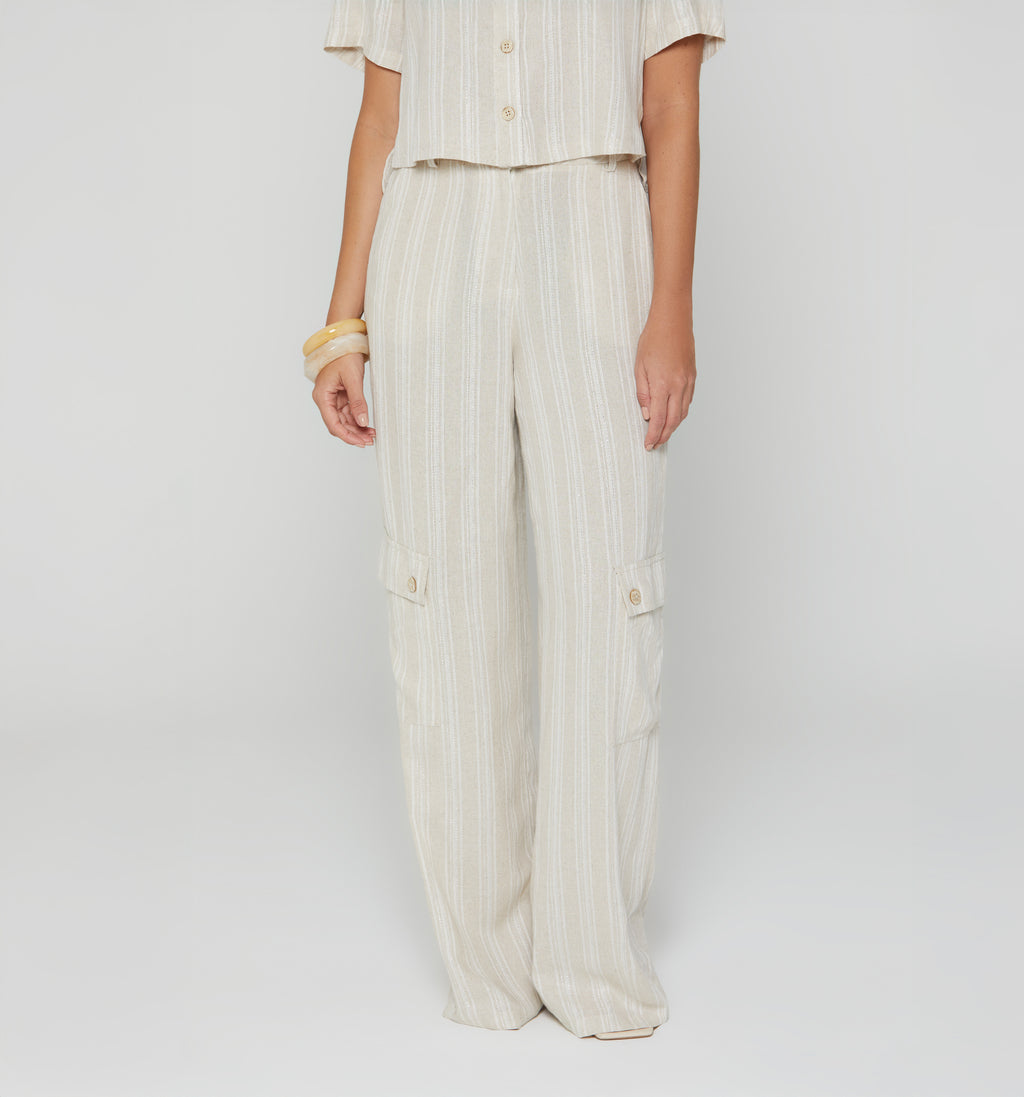 Pantalon Palazo Tiro Alto