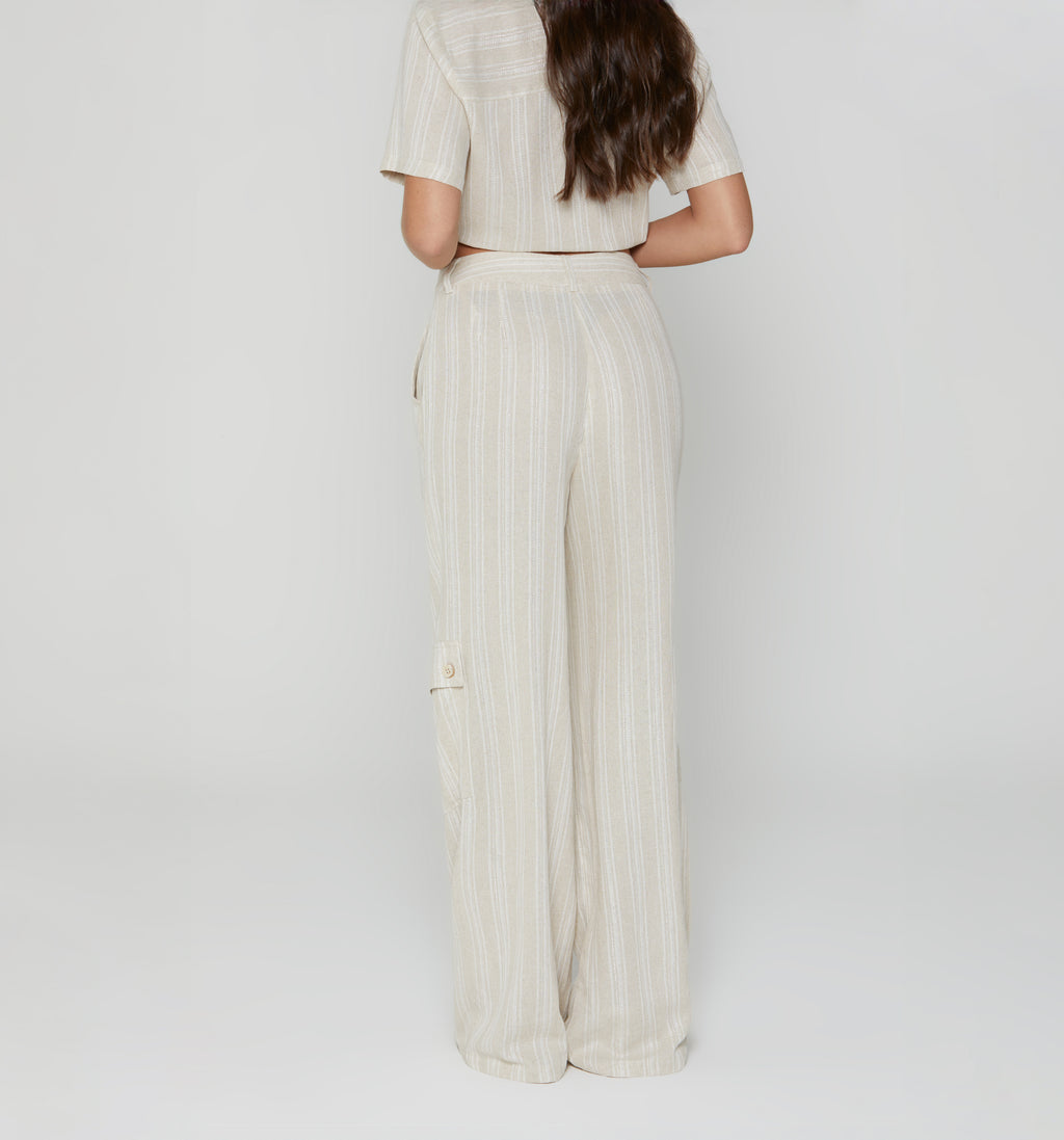 Pantalon Palazo Tiro Alto