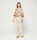 Pantalon Tiro Alto Con Insumo