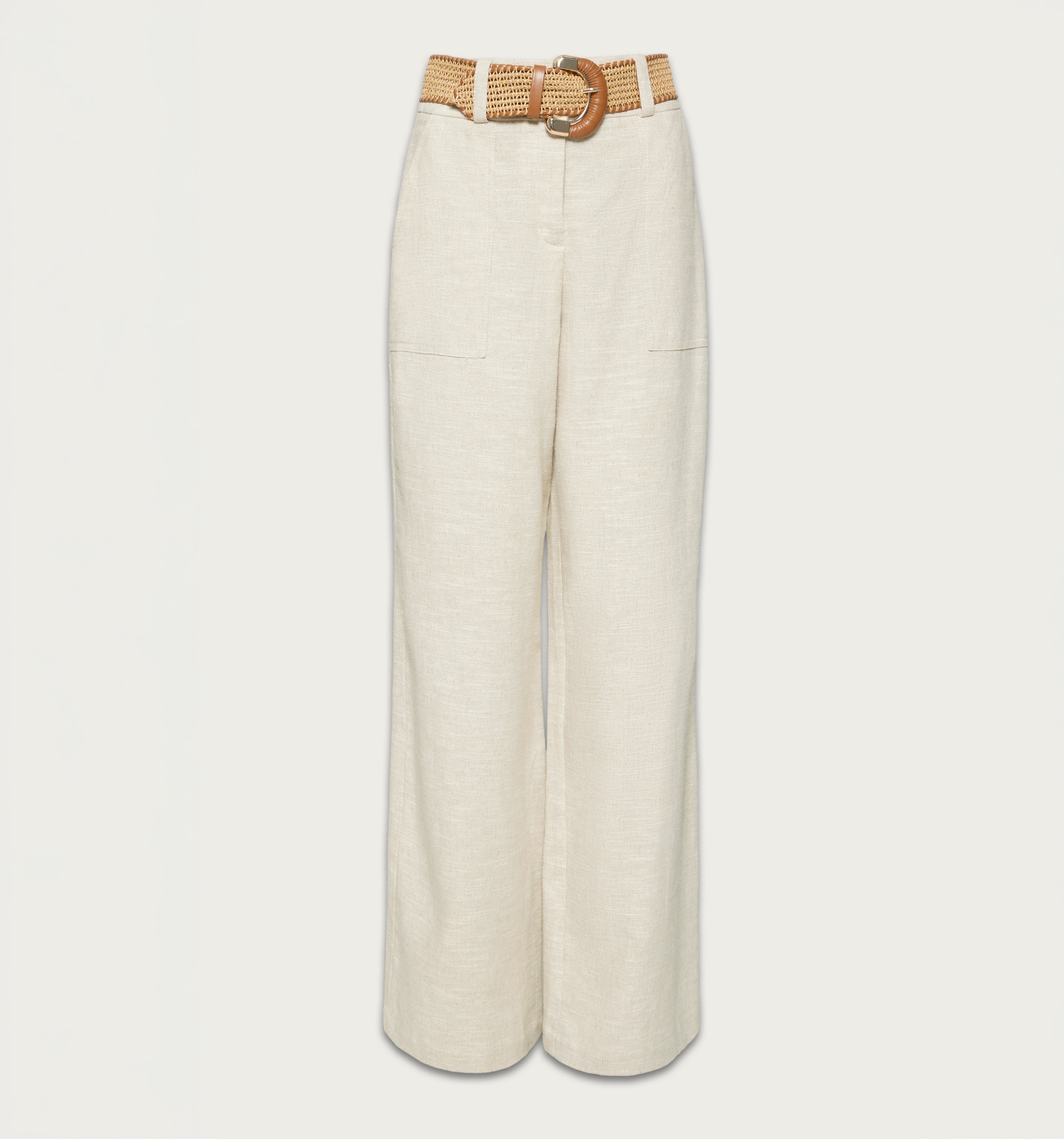 Pantalon Tiro Alto Con Insumo