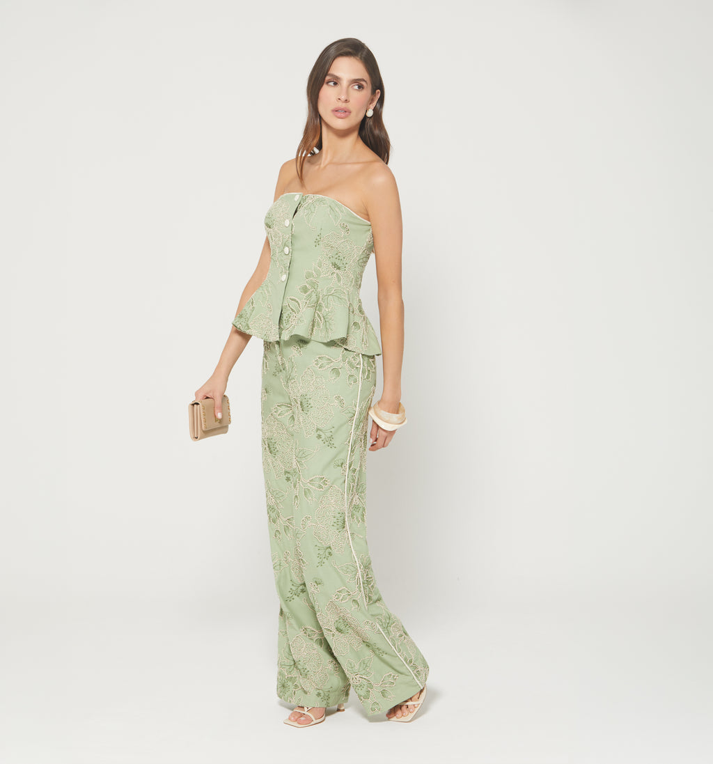 Pantalon Palazo Tiro Alto